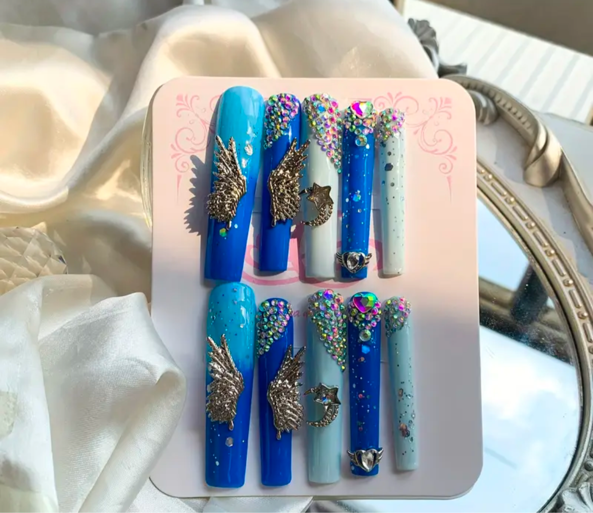 Xl Royal Blue Angel Wings