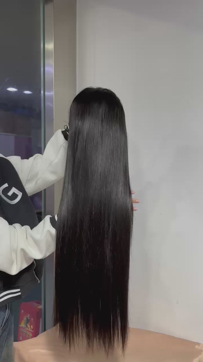 HD Full Frontal Wigs Straight Melt Skins 13x6 HD Lace Front Human Hair Wigs Virgin Hair Pre Plucked Glueless